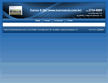 Tablet Screenshot of carrosecia.icarros.com.br