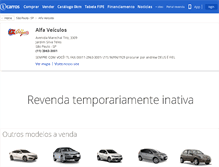 Tablet Screenshot of alfaveiculos-itaimpaulista.icarros.com.br