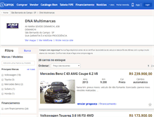 Tablet Screenshot of dnamultimarcas.icarros.com.br