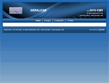 Tablet Screenshot of geralcar.icarros.com.br