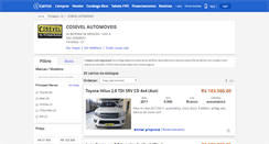 Desktop Screenshot of cosevelautomoveis.icarros.com.br