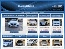 Tablet Screenshot of gilmarveiculos.icarros.com.br