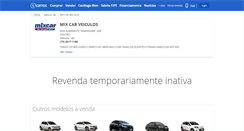 Desktop Screenshot of mixcarveiculos.icarros.com.br