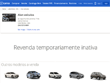 Tablet Screenshot of alanveiculos.icarros.com.br