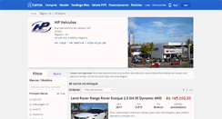 Desktop Screenshot of hpveiculos.icarros.com.br