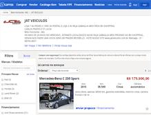 Tablet Screenshot of jatveiculos.icarros.com.br