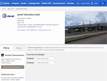 Tablet Screenshot of javelveiculos.icarros.com.br