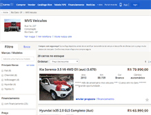 Tablet Screenshot of mvsveiculos.icarros.com.br