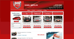 Desktop Screenshot of danielveiculos.icarros.com.br