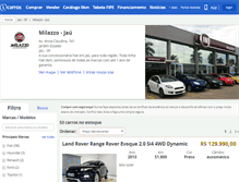 Tablet Screenshot of milazzofiat.icarros.com.br