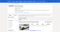 Desktop Screenshot of phdautomoveis.icarros.com.br