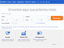 Tablet Screenshot of motos.icarros.com.br