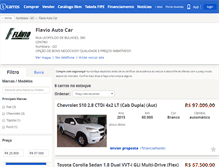 Tablet Screenshot of flavioautocar.icarros.com.br