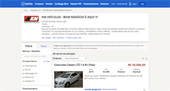 Desktop Screenshot of kmveiculos.icarros.com.br