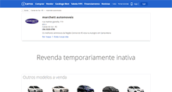 Desktop Screenshot of marchettautomoveis.icarros.com.br
